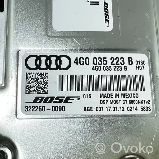 Audi A6 S6 C7 4G Vahvistin 4G0035223B