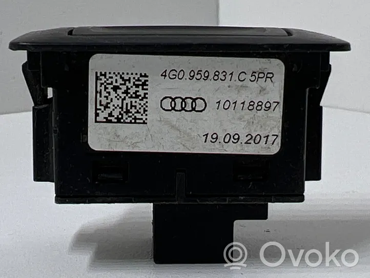 Audi Q7 4M Interrupteur d'ouverture de coffre 4G0959831C