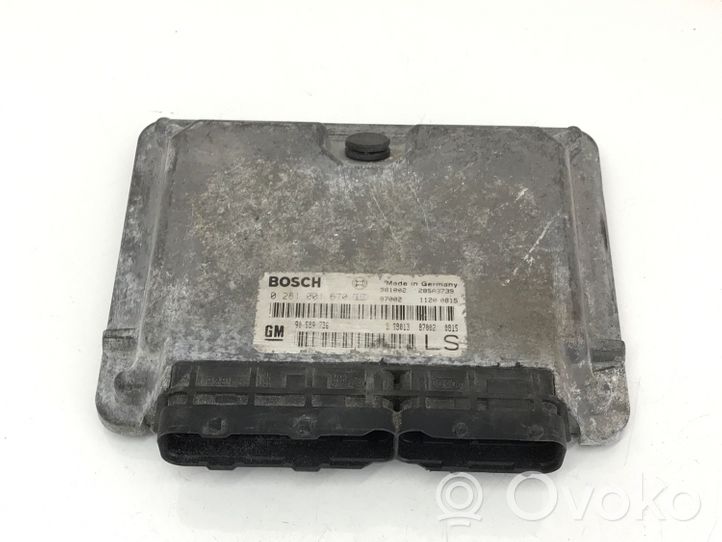 Opel Astra G Calculateur moteur ECU 0281001670