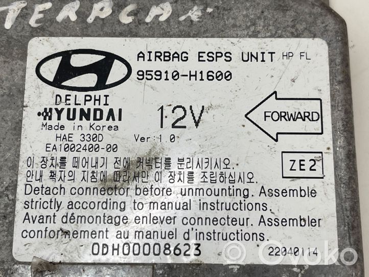 Hyundai Terracan Sterownik / Moduł Airbag 95910H1600