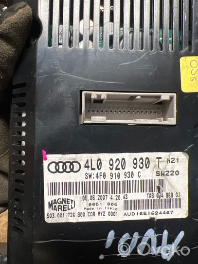 Audi Q7 4L Compteur de vitesse tableau de bord 4L0920930T