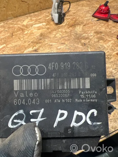 Audi Q7 4L Unidad de control/módulo PDC de aparcamiento 4F0919283G