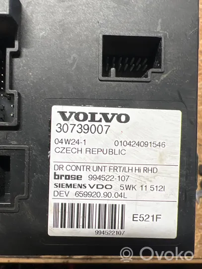 Volvo V50 Moteur de lève-vitre de porte avant 30739007