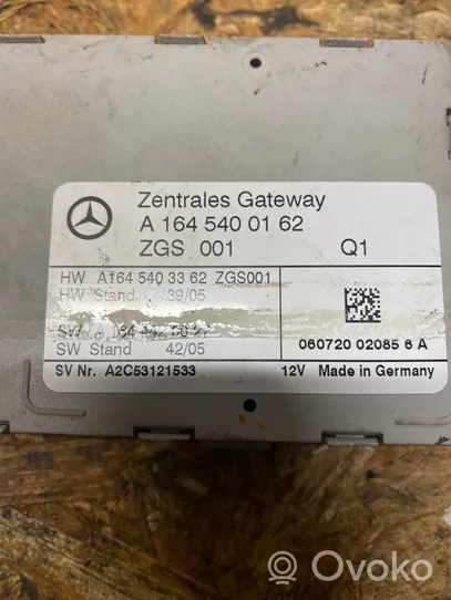 Mercedes-Benz GL X164 Gateway valdymo modulis A1645400162