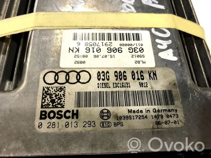 Audi A4 S4 B7 8E 8H Centralina/modulo del motore 03G906016KN