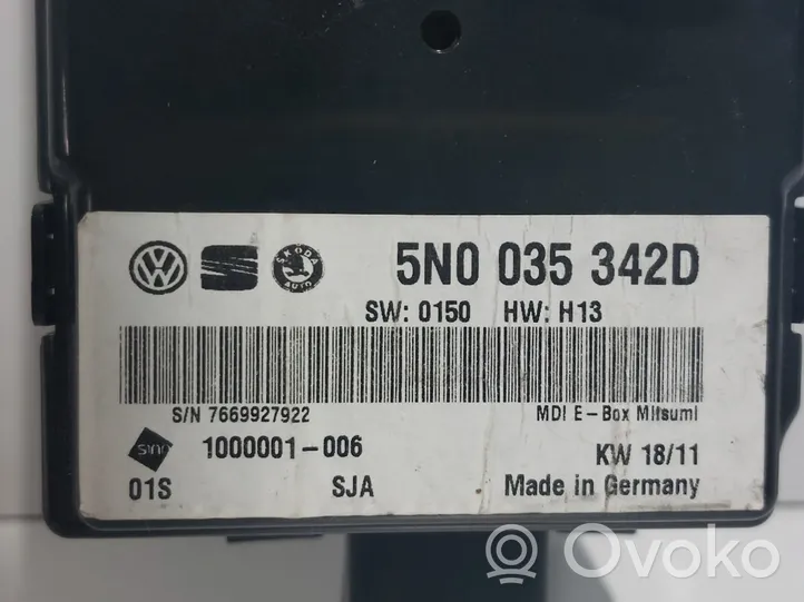 Volkswagen Jetta VI Autres unités de commande / modules 5N0035342D