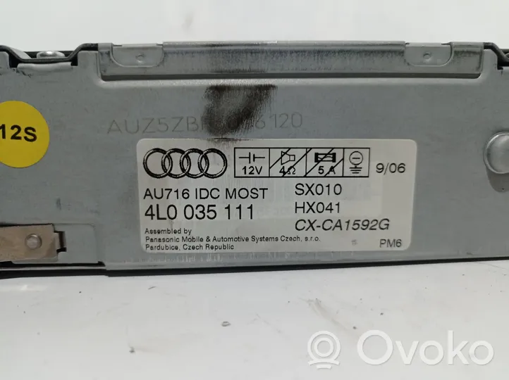 Audi Q7 4L Panel / Radioodtwarzacz CD/DVD/GPS 4L0035111