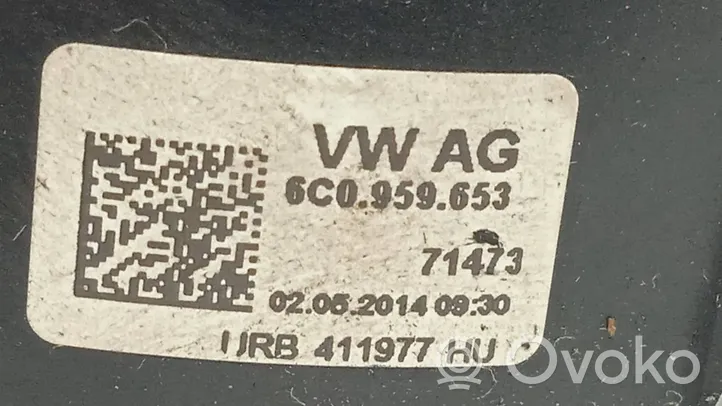 Volkswagen Polo V 6R Airbag slip ring squib (SRS ring) 6C0959653