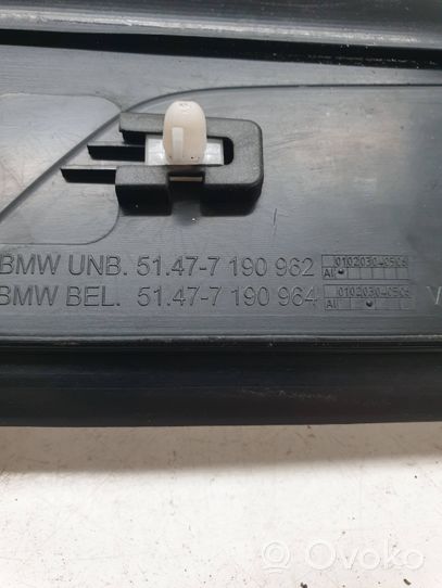 BMW 7 F01 F02 F03 F04 Задняя отделка дверей (молдинги) 7190962