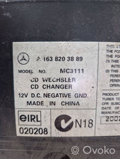 Mercedes-Benz ML W163 CD/DVD keitiklis A1638203889
