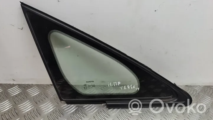 Toyota Verso Front door vent window glass four-door 43R00097