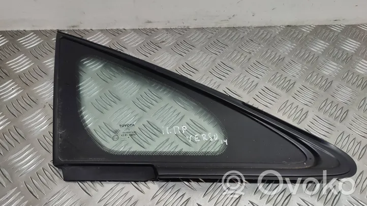 Toyota Verso Front door vent window glass four-door 43R00097