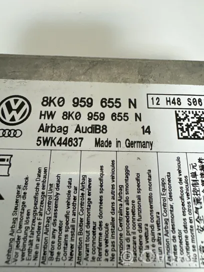 Audi A4 S4 B8 8K Airbag control unit/module 8K0959655N