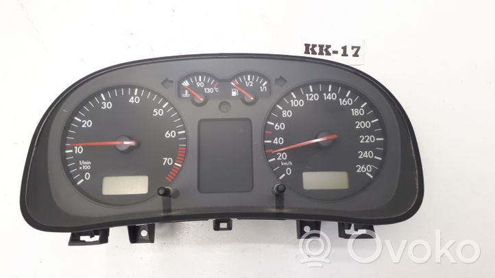 Volkswagen Golf IV Compteur de vitesse tableau de bord 1035100002