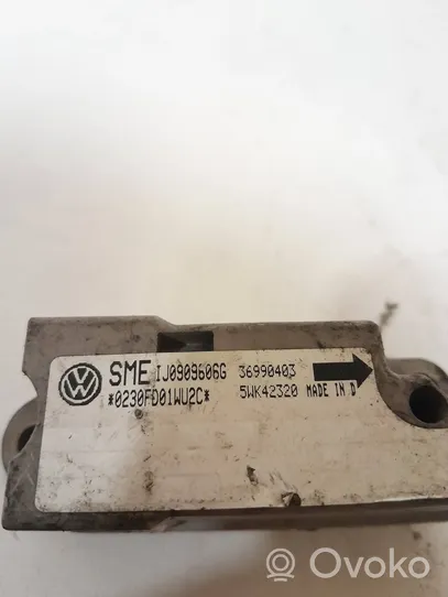 Volkswagen Sharan Czujnik uderzenia Airbag 1J0909606G