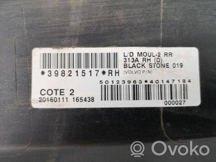 Volvo XC60 Moulure de porte arrière 39821517