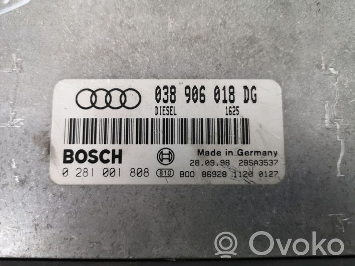 Audi A6 S6 C5 4B Variklio valdymo blokas 038906018DG