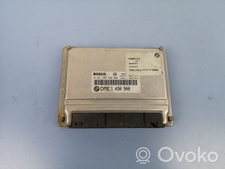 BMW 3 E46 Variklio valdymo blokas DME1430940