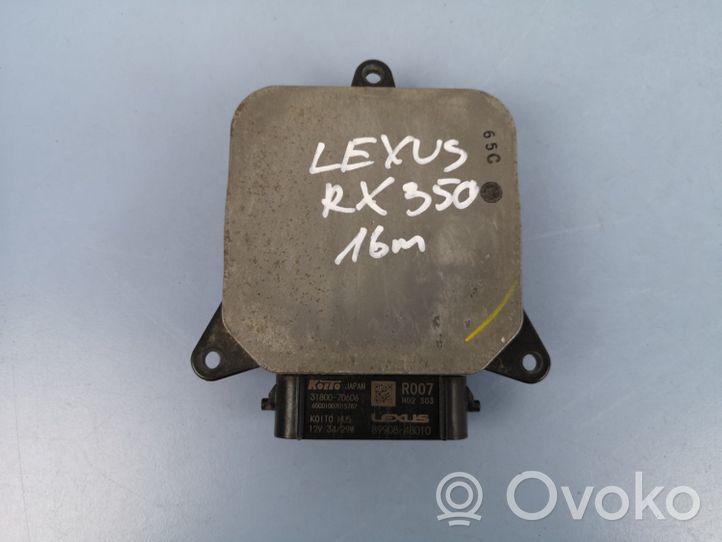 Lexus RX 330 - 350 - 400H Module de ballast de phare Xenon 8990848010