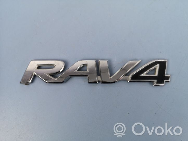 Toyota RAV 4 (XA40) Emblemat / Znaczek tylny / Litery modelu 7543142160