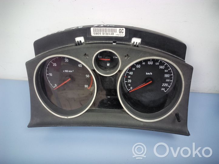 Opel Astra H Compteur de vitesse tableau de bord 13184319