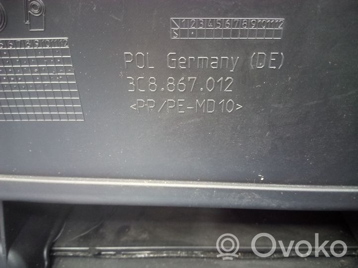 Volkswagen PASSAT CC Garniture de panneau carte de porte avant 3C8867012