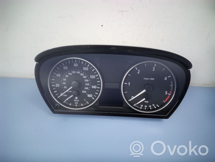 BMW 3 E90 E91 Compteur de vitesse tableau de bord 697466001