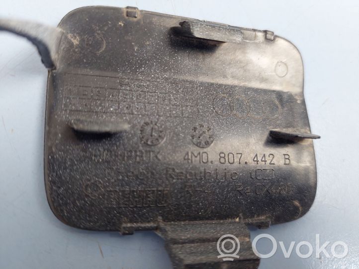 Audi Q7 4M Tappo/coprigancio di traino paraurti posteriore 4M0807442B