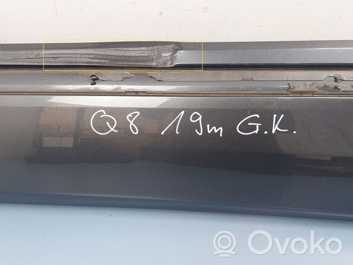 Audi Q8 Beplankung Türleiste Zierleiste hinten 4M8853969B