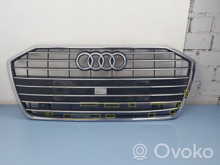 Audi A6 S6 C8 4K Etupuskurin ylempi jäähdytinsäleikkö 4K0853651B