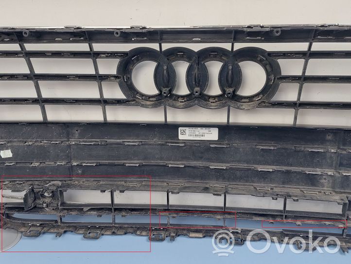 Audi A6 S6 C8 4K Etupuskurin ylempi jäähdytinsäleikkö 4K0853651B