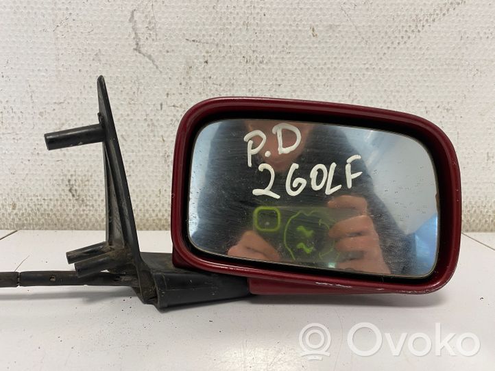 Volkswagen Golf II Manualne lusterko boczne drzwi przednich 412116414