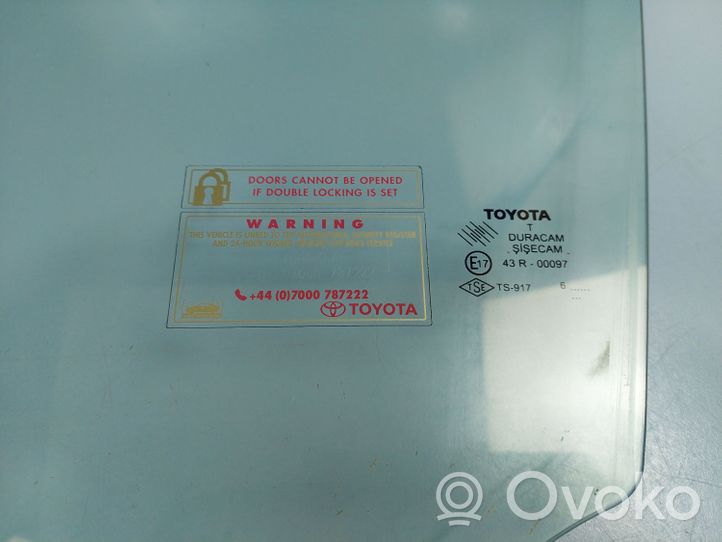 Toyota Verso Szyba drzwi przednich 43R00097