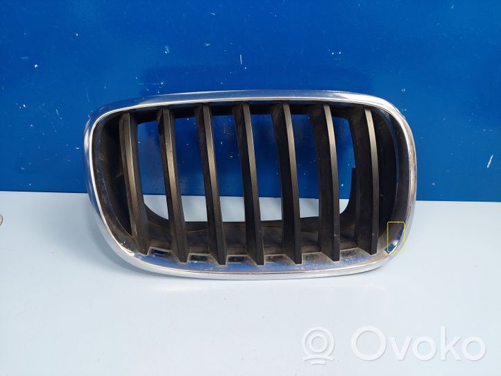 BMW X5 E70 Grille calandre supérieure de pare-chocs avant 51137171396