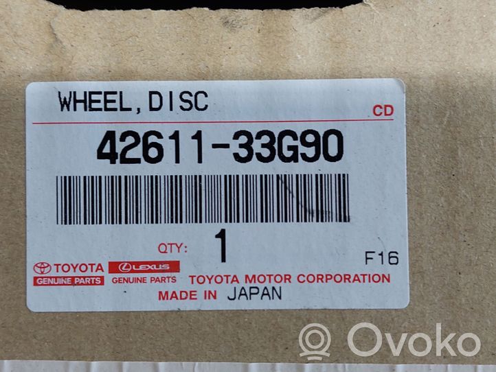 Toyota Camry VIII XV70  R18-alumiinivanne 4261133G90