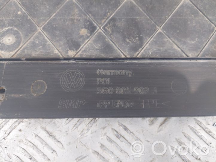 Volkswagen PASSAT B8 Cache de protection inférieur de pare-chocs avant 3G0805903J
