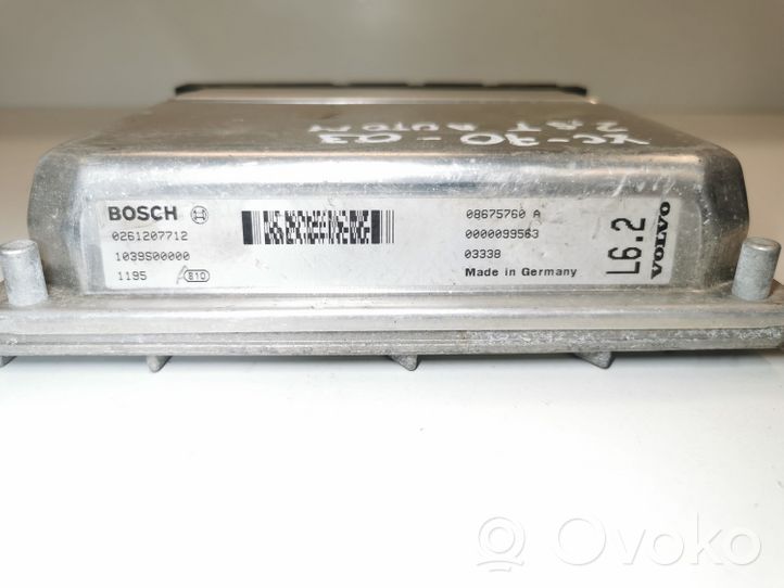 Volvo XC70 Sterownik / Moduł ECU 0261207712