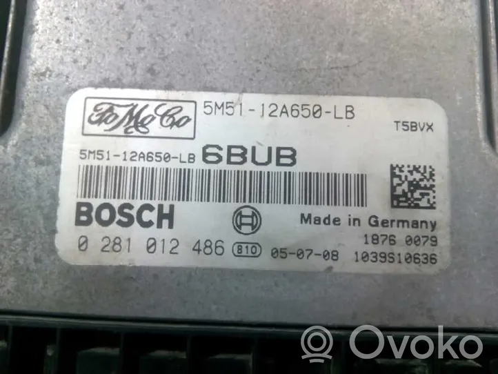 Ford Focus Sterownik / Moduł ECU 0281012486