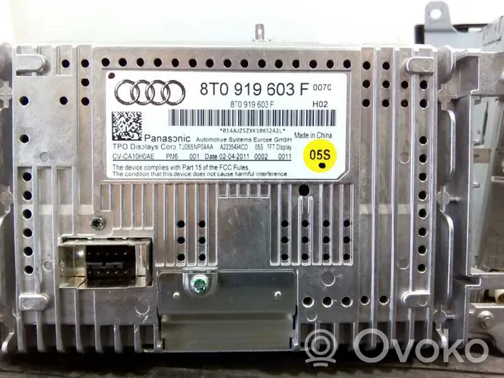 Audi A5 Radio / CD/DVD atskaņotājs / navigācija 8T0919603F