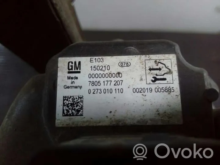 Opel Astra J Przekładnia kierownicza / Maglownica 7805177207