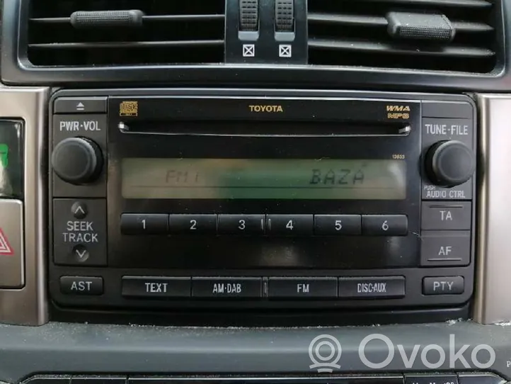 Toyota Land Cruiser (J120) Radio/CD/DVD/GPS-pääyksikkö 8612060D20
