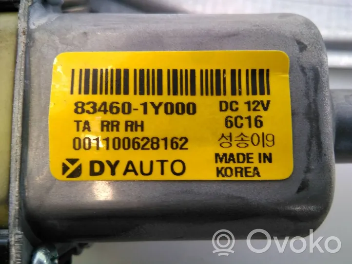 KIA Picanto Elektryczny podnośnik szyby drzwi tylnych 834601Y000