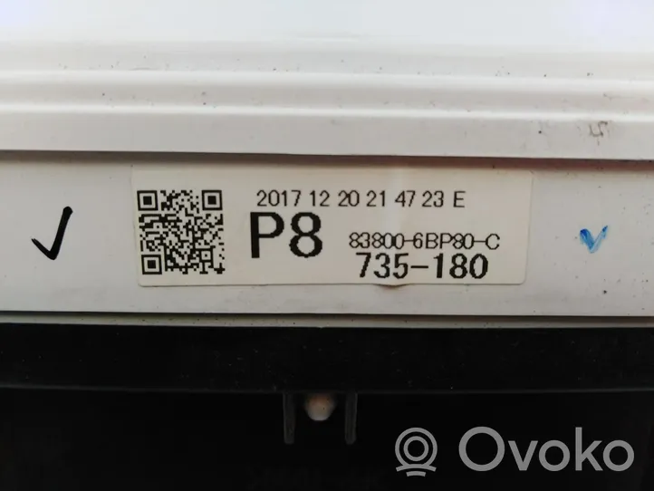 Toyota Land Cruiser (J120) Tachimetro (quadro strumenti) 838008BP80C