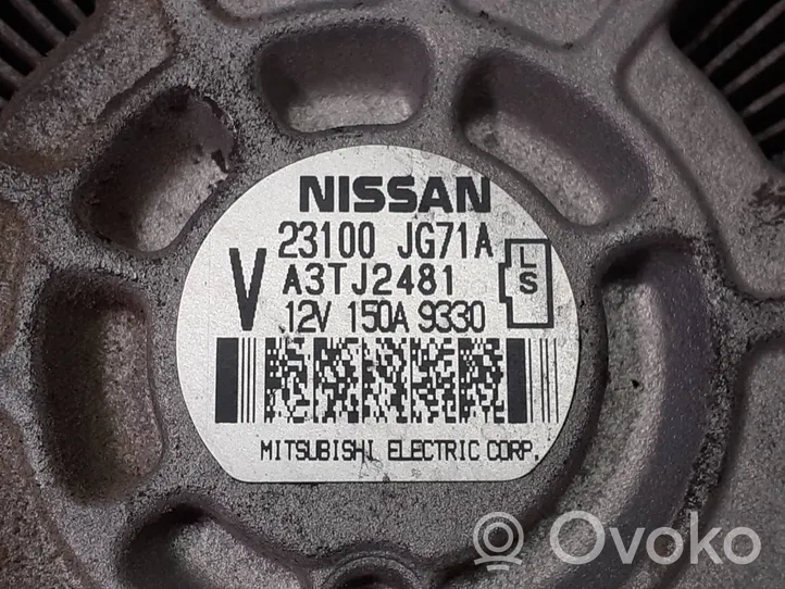 Nissan X-Trail T31 Generatore/alternatore 23100JG71A