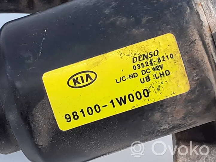 KIA Rio Mechanizm i silniczek wycieraczek szyby przedniej / czołowej 981001W000