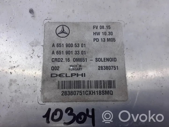 Mercedes-Benz GLK (X204) Moottorin ohjainlaite/moduuli A6519005301