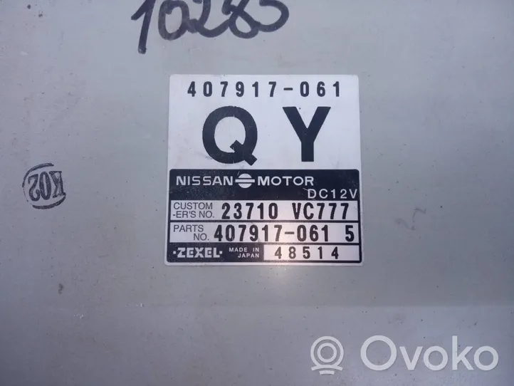 Nissan Patrol Y61 Calculateur moteur ECU 407917061