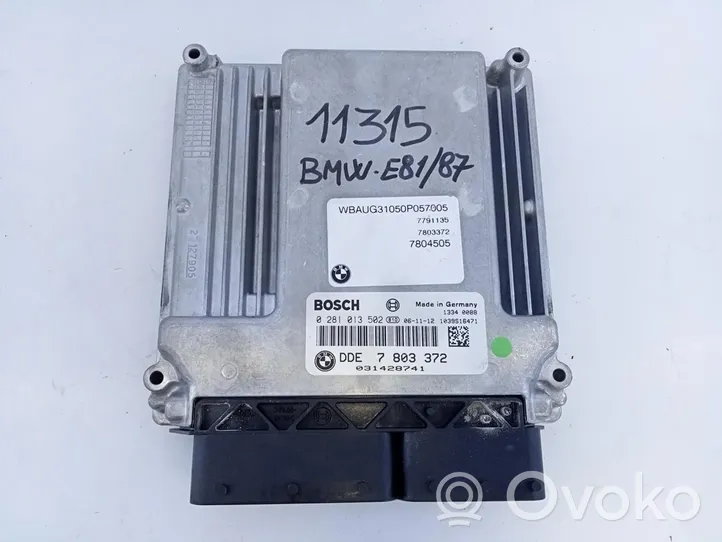 BMW 1 E82 E88 Sterownik / Moduł ECU 7803372