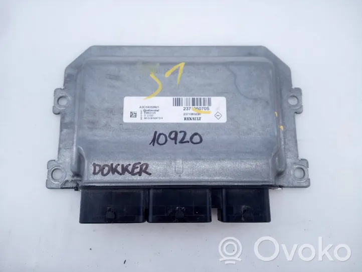 Dacia Dokker Calculateur moteur ECU 237105070S