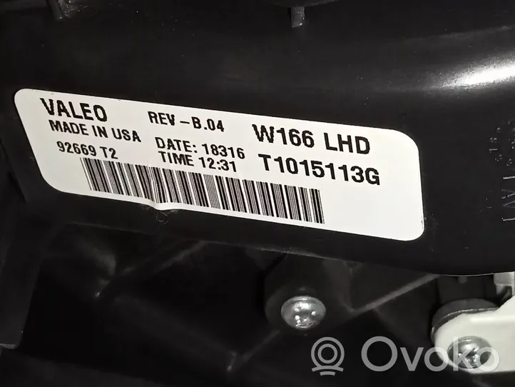 Mercedes-Benz GLE (W166 - C292) Scatola alloggiamento climatizzatore riscaldamento abitacolo assemblata T1015113G